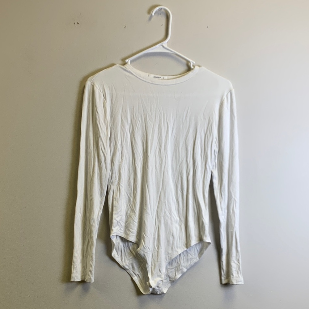 Classic White Long Sleeve Bodysuit
